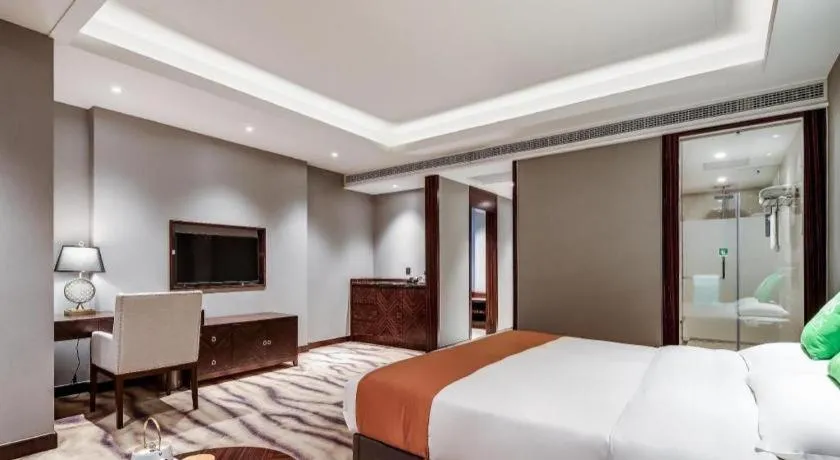 Bed in ibis Styles Nanjing Qilin Gate Hotel