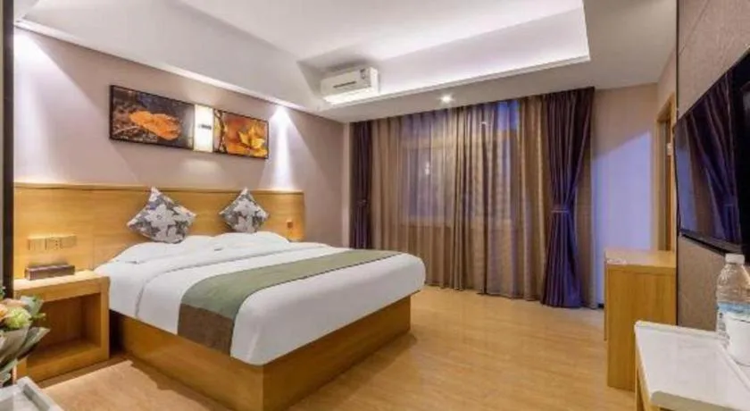 Bed in GreenTree Alliance Hotel Kunming Chuanjin Road Branch
