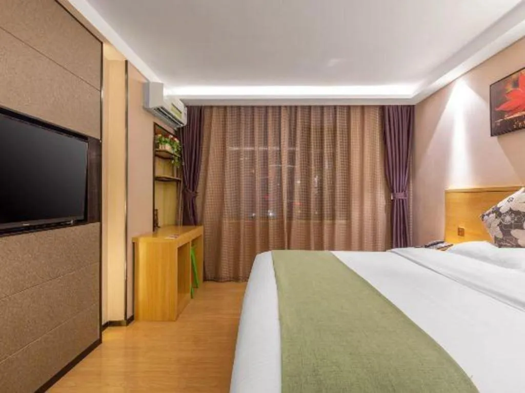 Bed in GreenTree Alliance Hotel Kunming Chuanjin Road Branch
