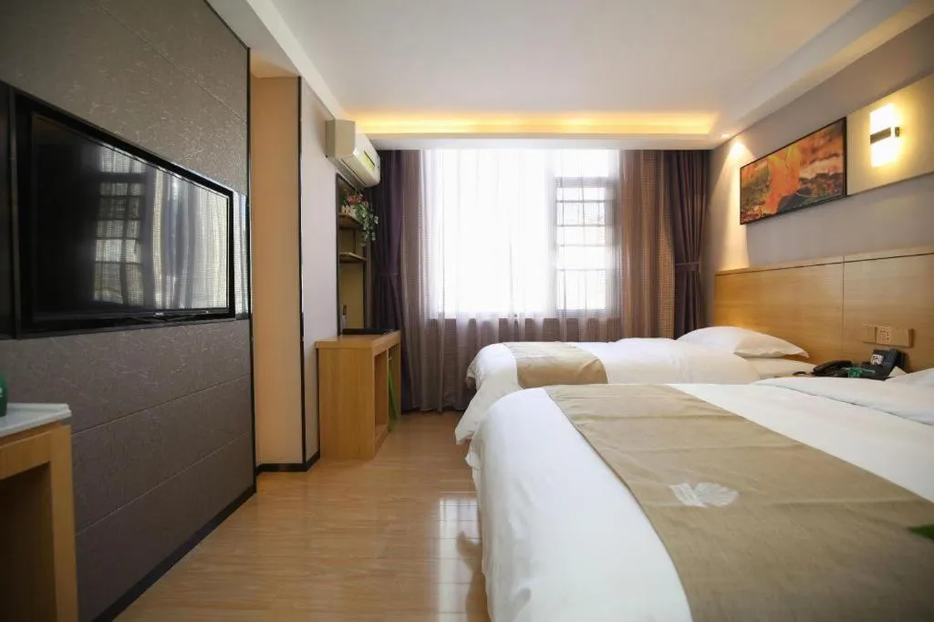 Bed in GreenTree Alliance Hotel Kunming Chuanjin Road Branch