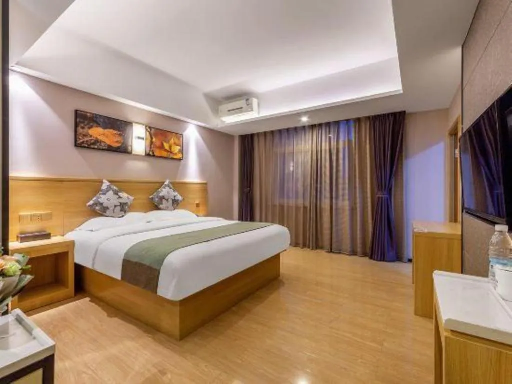 Bed in GreenTree Alliance Hotel Kunming Chuanjin Road Branch