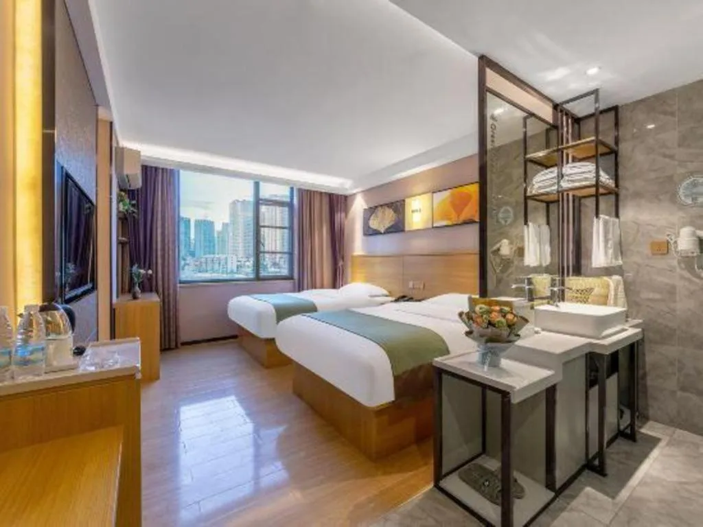Bed in GreenTree Alliance Hotel Kunming Chuanjin Road Branch