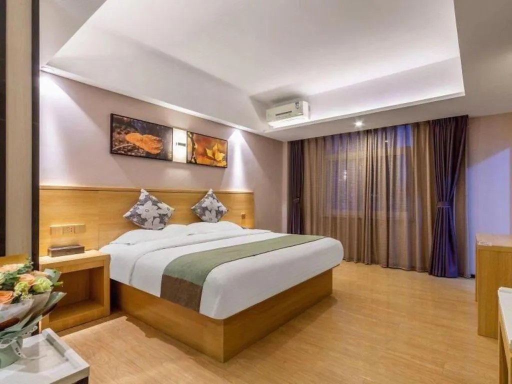 Bed in GreenTree Alliance Hotel Kunming Chuanjin Road Branch