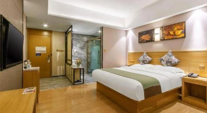 Bed in GreenTree Alliance Hotel Kunming Chuanjin Road Branch