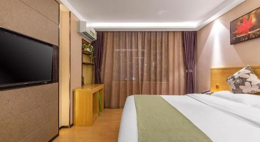 Bed in GreenTree Alliance Hotel Kunming Chuanjin Road Branch