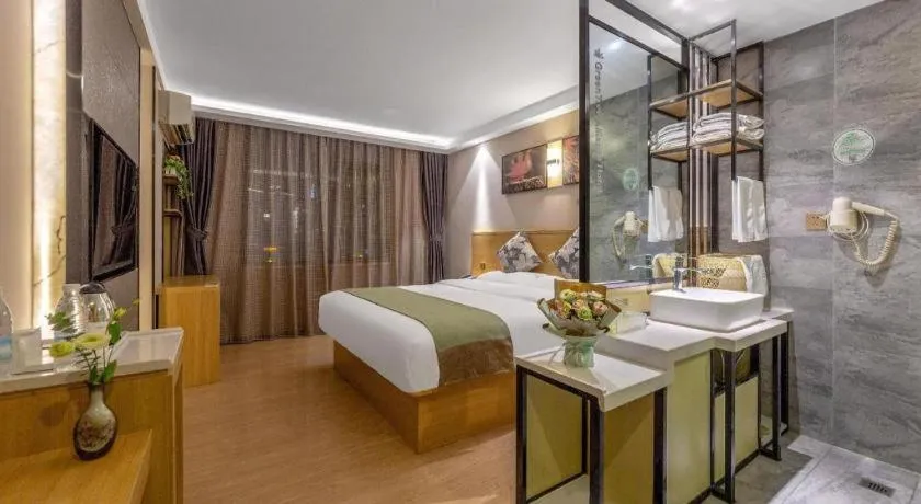Bed in GreenTree Alliance Hotel Kunming Chuanjin Road Branch