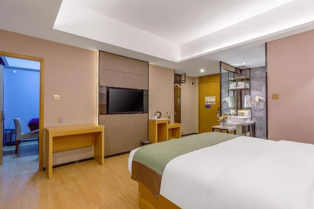 Bed in GreenTree Alliance Hotel Kunming Chuanjin Road Branch