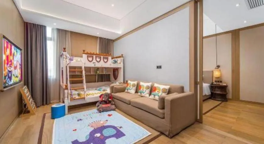 Bed in Jolie Vue Boutique Hotel Sanjiang