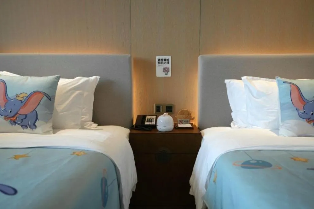 Bed in Jolie Vue Boutique Hotel Sanjiang