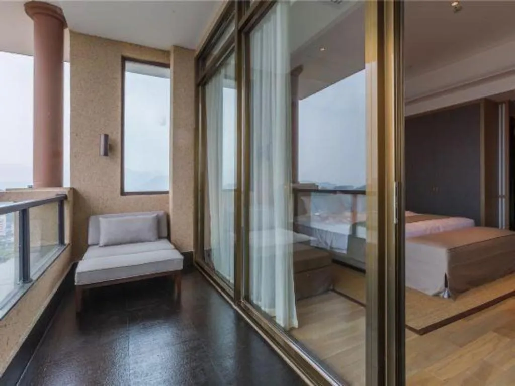 Bed in Jolie Vue Boutique Hotel Sanjiang