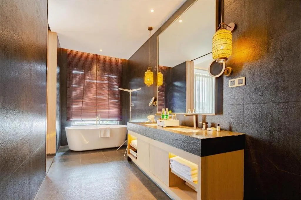 Bed in Jolie Vue Boutique Hotel Sanjiang