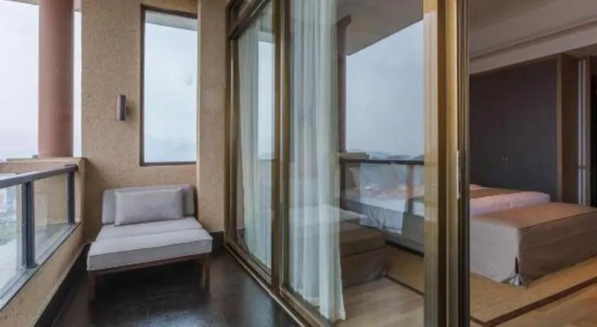 Bed in Jolie Vue Boutique Hotel Sanjiang