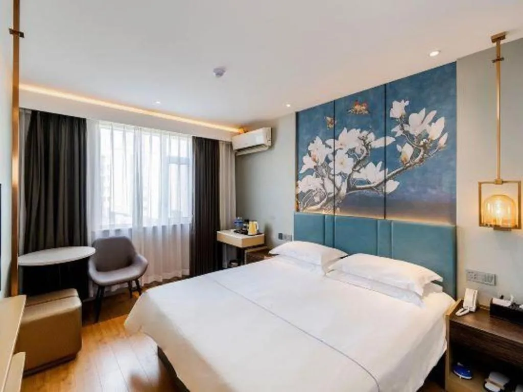 Bed in Jinjiang Inn Zibo People's Park Liuquan Road