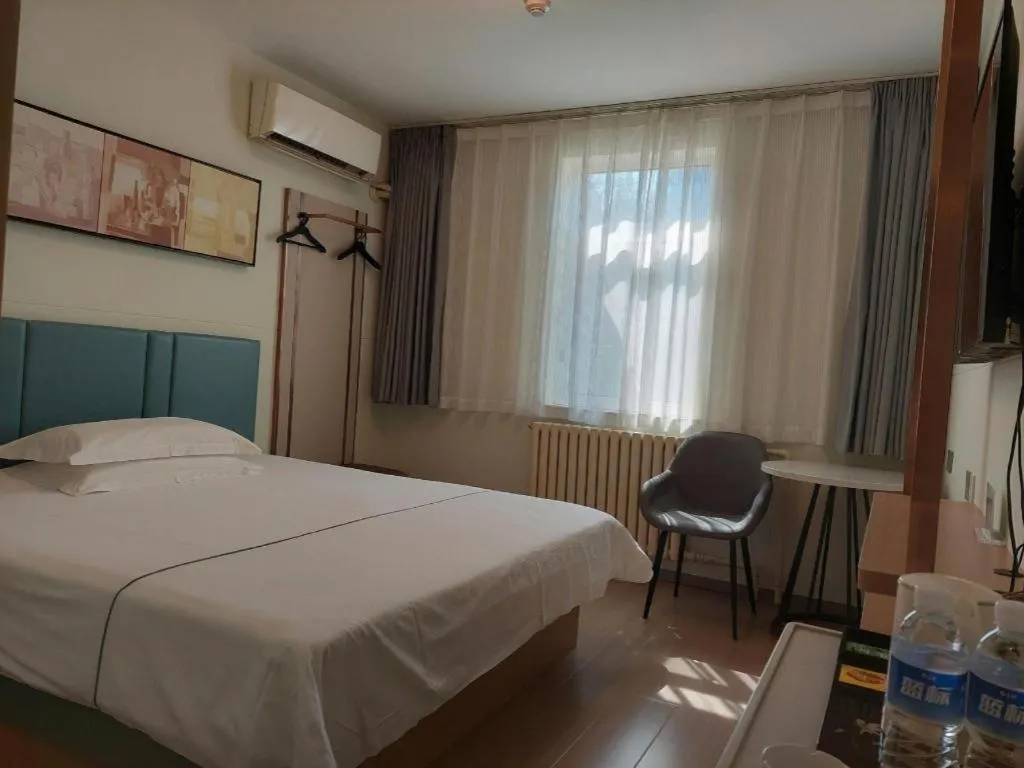 Bed in Jinjiang Inn Zibo People's Park Liuquan Road