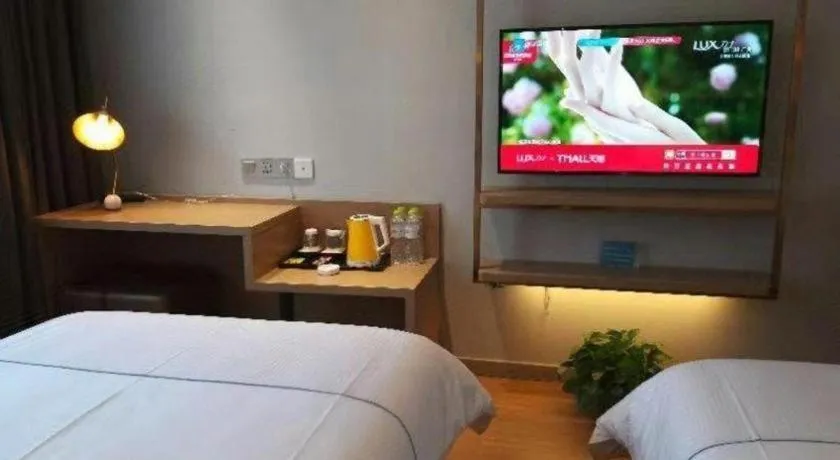 Bed in Jinjiang Inn Zibo People's Park Liuquan Road