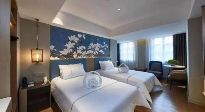 Bed in Jinjiang Inn Zibo People's Park Liuquan Road