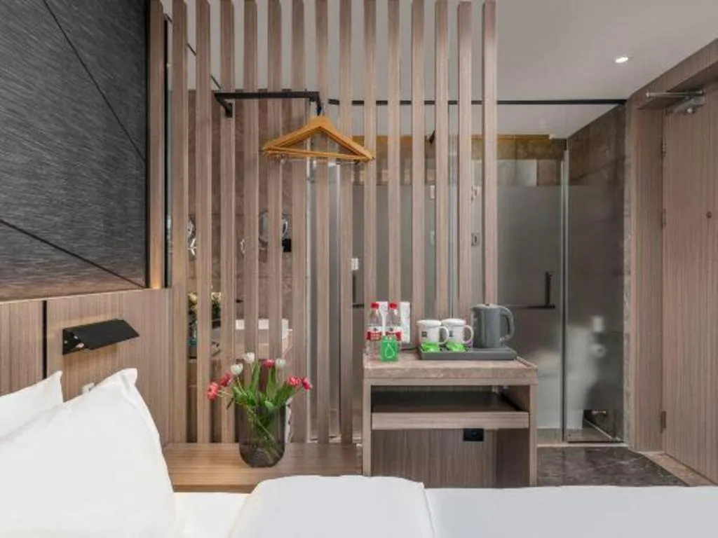 Bed in ibis Styles Dongguan Chang-an Wanda Plaza Hotel