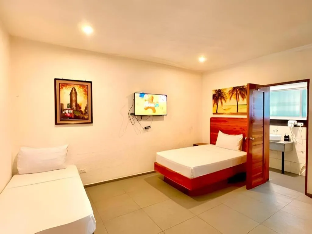 Bed in Roman Empire Panglao Boutique Resort