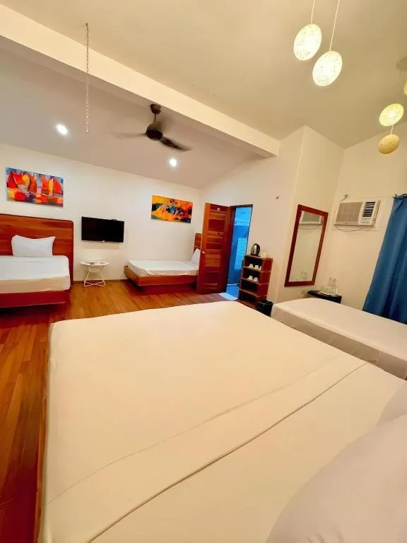 Bed in Roman Empire Panglao Boutique Resort