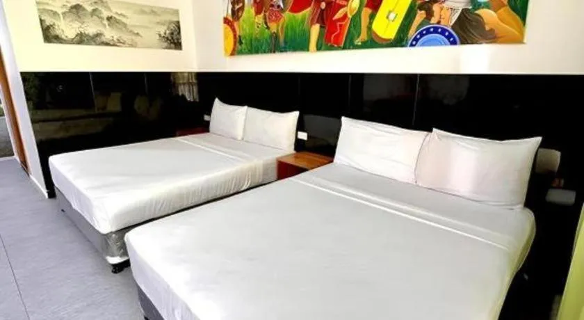Bed in Roman Empire Panglao Boutique Resort