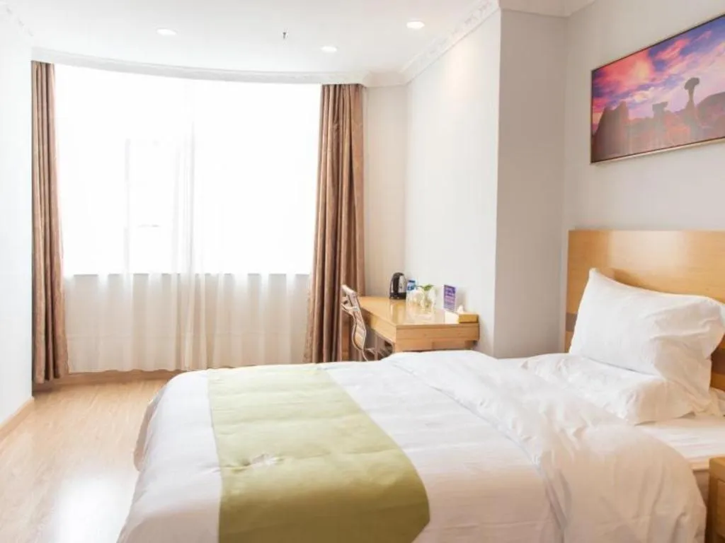 Bed in GreenTree Alliance Hotel Foshan Nanhai District Pingzhou Yuqi Street