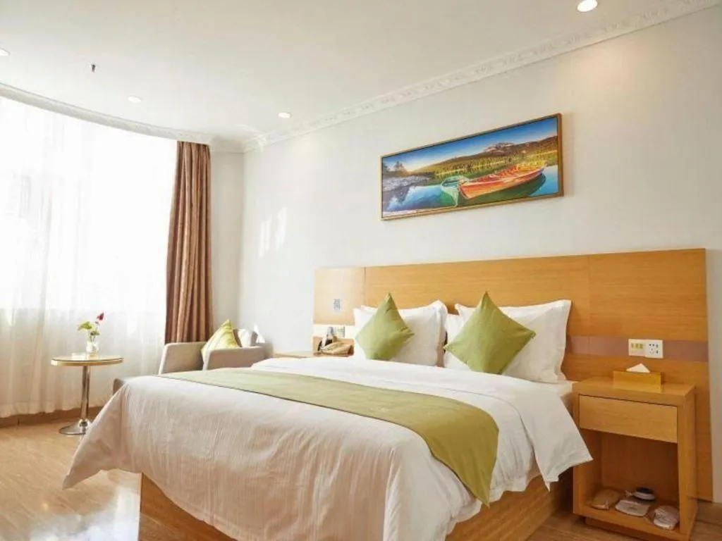 Bed in GreenTree Alliance Hotel Foshan Nanhai District Pingzhou Yuqi Street