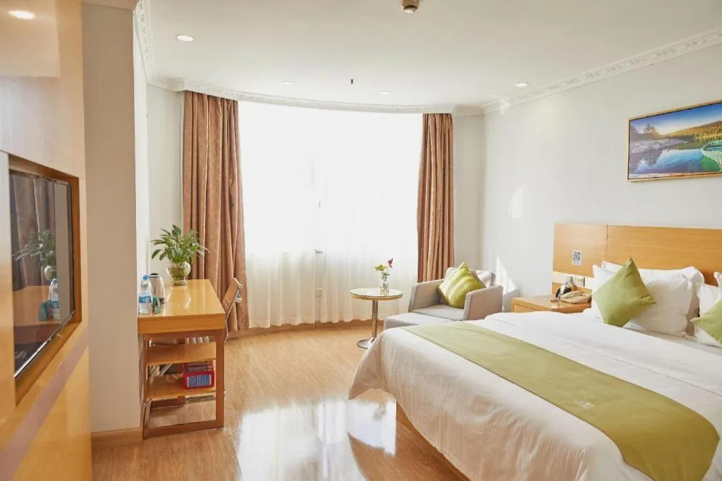 Bed in GreenTree Alliance Hotel Foshan Nanhai District Pingzhou Yuqi Street