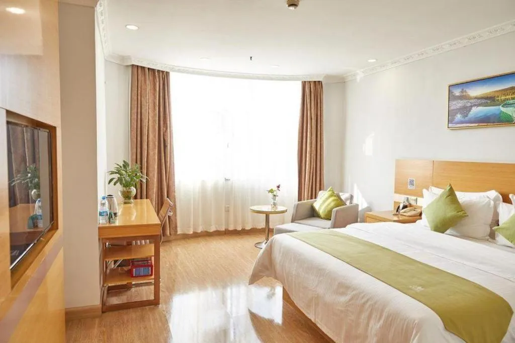 Bed in GreenTree Alliance Hotel Foshan Nanhai District Pingzhou Yuqi Street