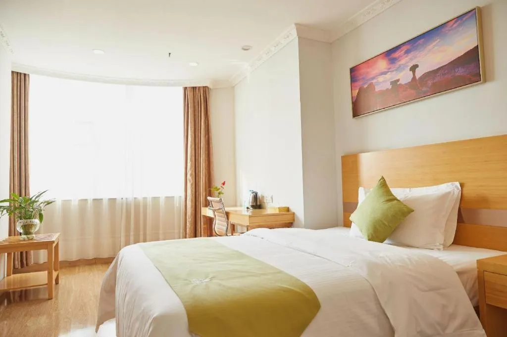 Bed in GreenTree Alliance Hotel Foshan Nanhai District Pingzhou Yuqi Street