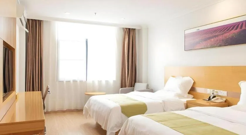 Bed in GreenTree Alliance Hotel Foshan Nanhai District Pingzhou Yuqi Street