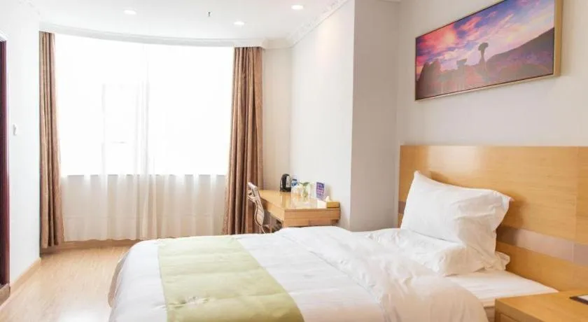 Bed in GreenTree Alliance Hotel Foshan Nanhai District Pingzhou Yuqi Street