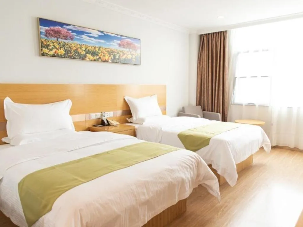 Bed in GreenTree Alliance Hotel Foshan Nanhai District Pingzhou Yuqi Street