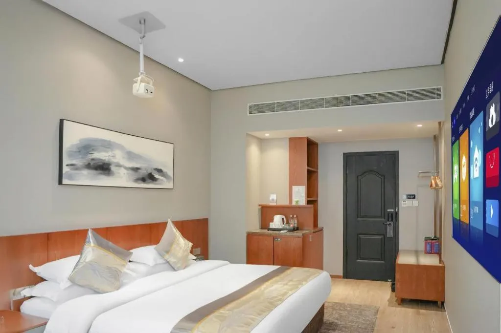 Bed in H Life Hotel (Shenzhen Sea World Branch)