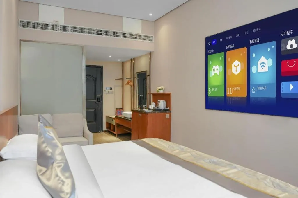 Bed in H Life Hotel (Shenzhen Sea World Branch)