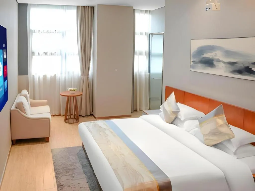 Bed in H Life Hotel (Shenzhen Sea World Branch)