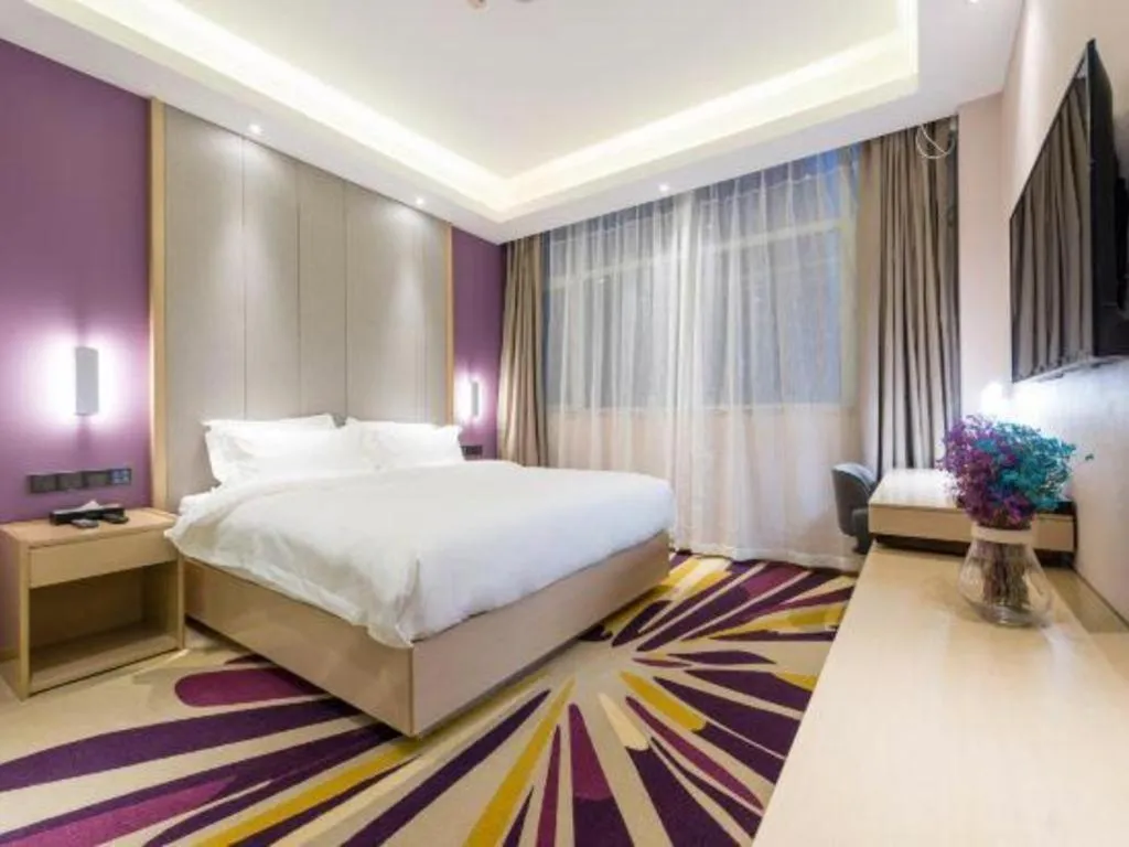 Bed in Lavande Hotels·Anyang Wojin Wanda Plaza