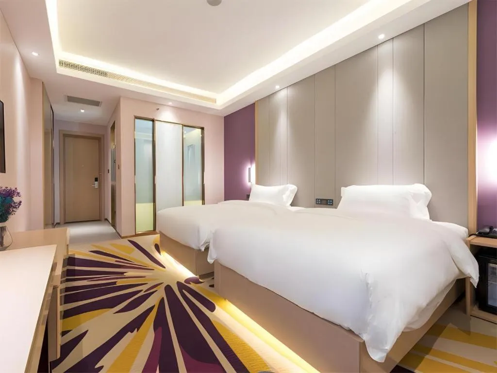 Bed in Lavande Hotels·Anyang Wojin Wanda Plaza