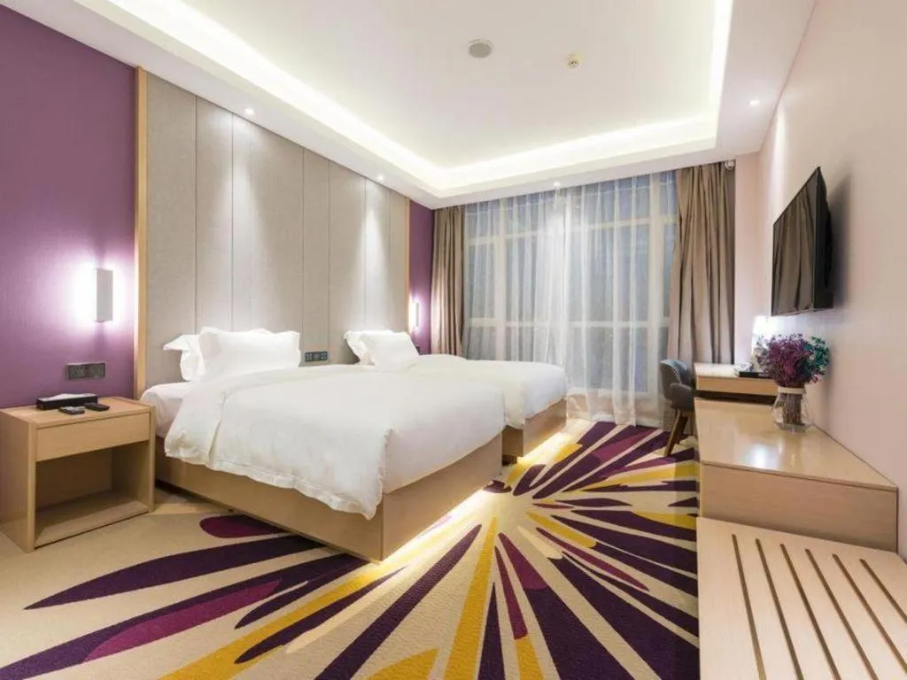 Bed in Lavande Hotels·Anyang Wojin Wanda Plaza