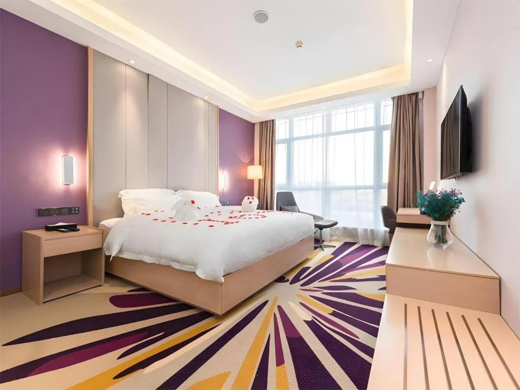 Bed in Lavande Hotels·Anyang Wojin Wanda Plaza