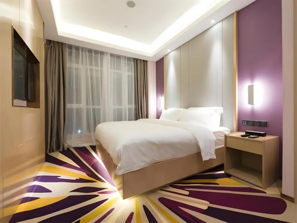 Bed in Lavande Hotels·Anyang Wojin Wanda Plaza