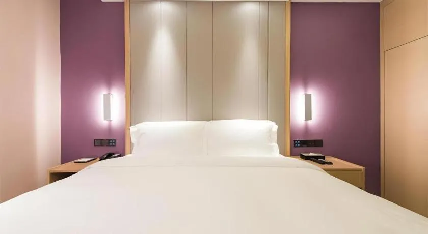 Bed in Lavande Hotels·Anyang Wojin Wanda Plaza