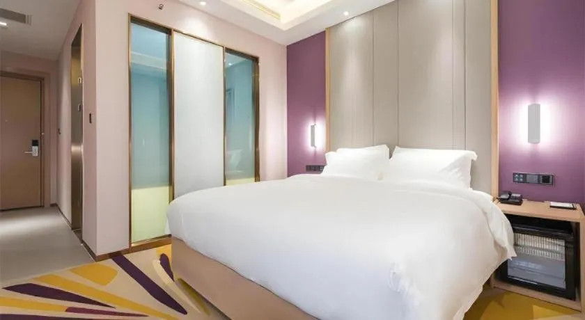 Bed in Lavande Hotels·Anyang Wojin Wanda Plaza