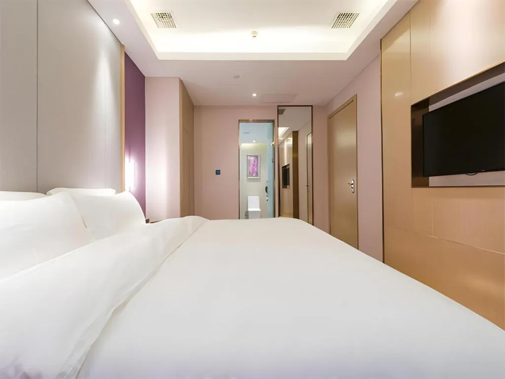 Bed in Lavande Hotels·Anyang Wojin Wanda Plaza