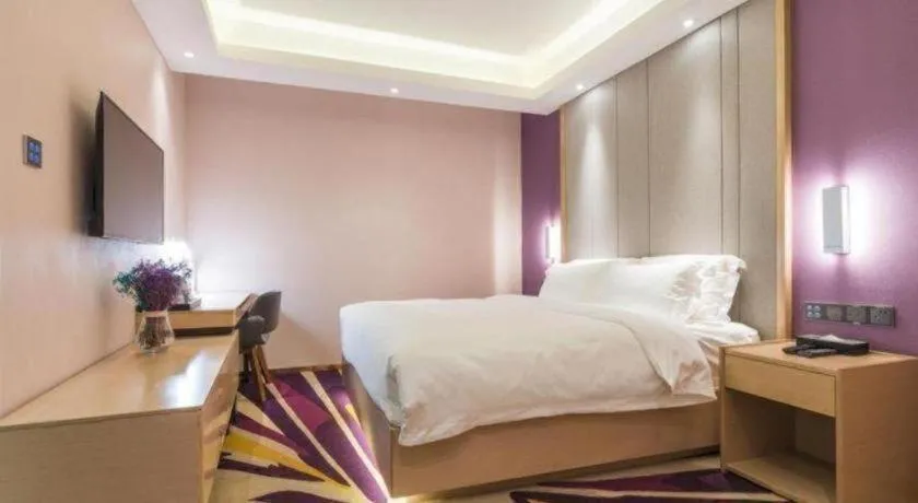 Bed in Lavande Hotels·Anyang Wojin Wanda Plaza