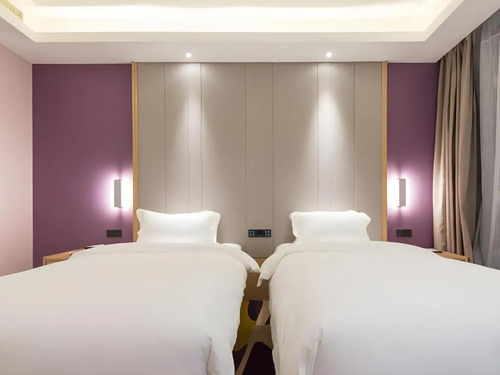 Bed in Lavande Hotels·Anyang Wojin Wanda Plaza