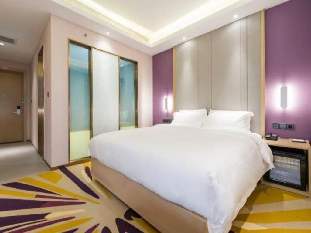 Bed in Lavande Hotels·Anyang Wojin Wanda Plaza