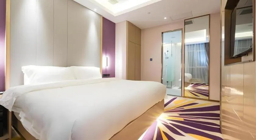 Bed in Lavande Hotels·Anyang Wojin Wanda Plaza