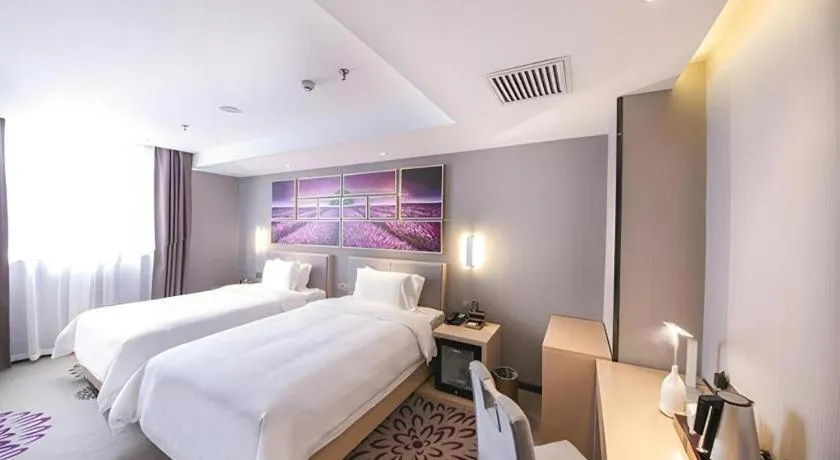 Bed in Lavande Hotel Beijing Guanganmen Lize Commercial Zone