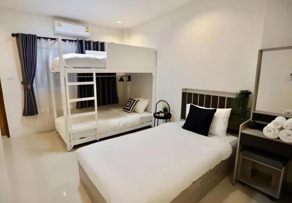 Bed in 20 North Hotel Mae Sai