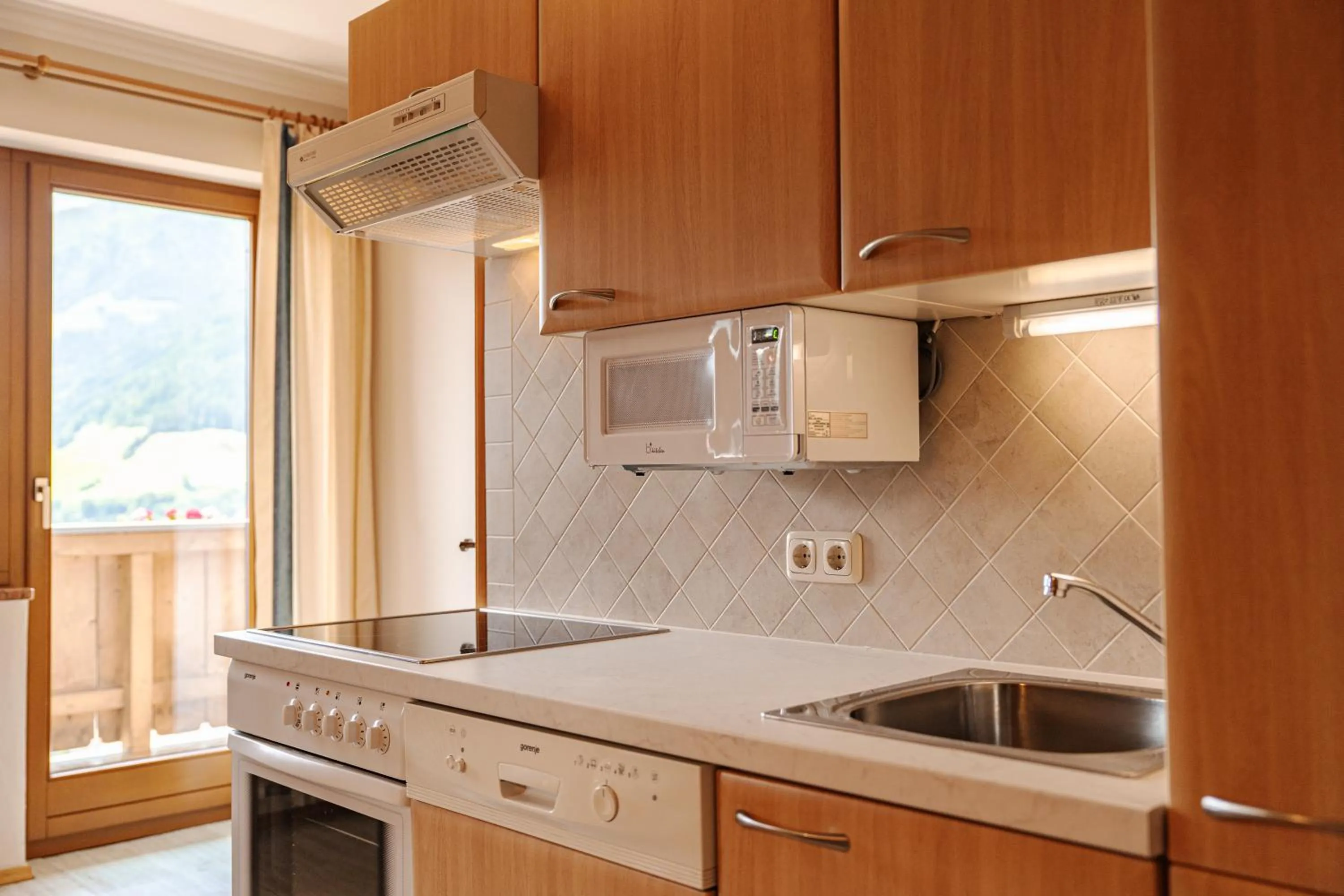 kitchen in Pension Schlossberg
